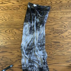 NWOT Helmet Lang tie dye skirt never worn